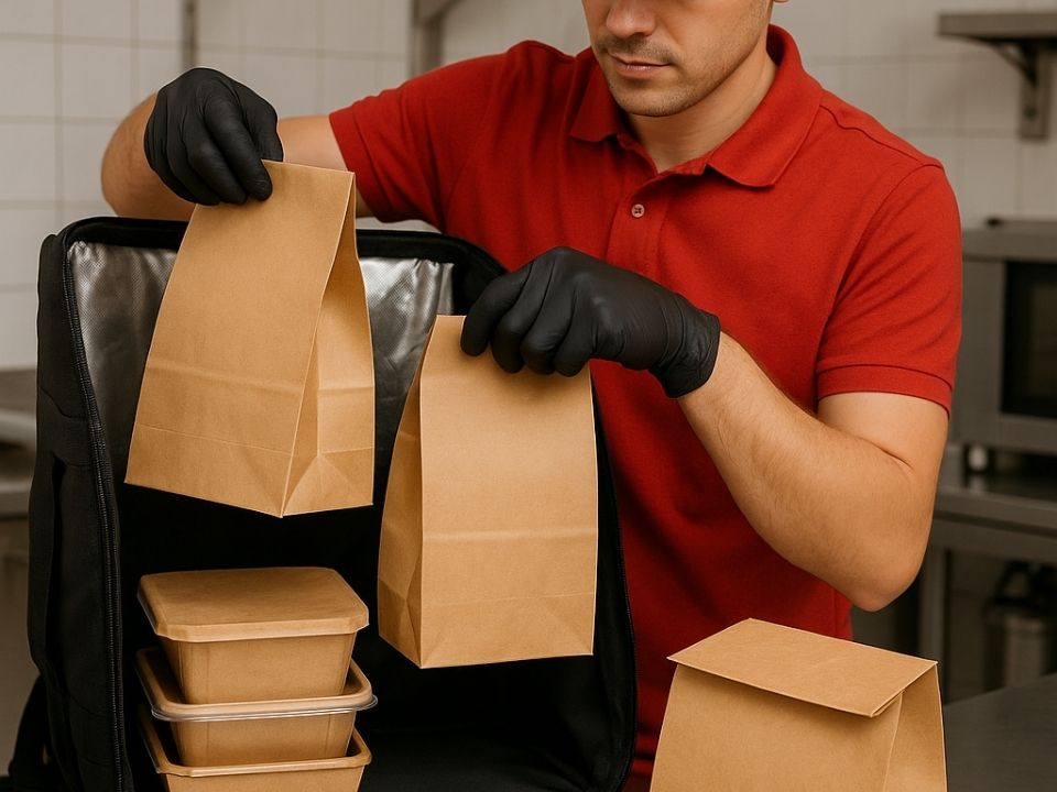 Como Usar Saco Kraft para Delivery.